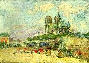 Albert Lebourg notre dame oil painting artist